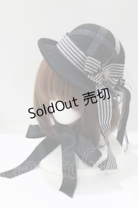 ALICE and the PIRATES / Ribbon Laneミニボーラーハット  ブラック H-25-06-05-067-PA-AC-NS-ZH