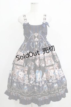 画像1: ALICE and the PIRATES / Kitten’s Wonder Night Tea Party柄セットII Free ネイビー H-25-06-05-007-PA-OP-NS-ZH