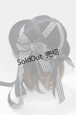 画像2: ALICE and the PIRATES / Ribbon Laneミニボーラーハット  ブラック H-25-06-05-067-PA-AC-NS-ZH