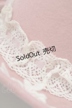 画像3: Innocent World / バリトンミニハット  ピンク H-25-06-05-068-IW-AC-NS-ZH