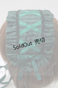 画像2: metamorphose / Brass band catヘッドドレス  グリーン H-25-06-05-071-ME-AC-NS-ZH