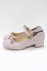 画像2: an another angelus / ストラップ付きリボンバレエシューズ S（22.5〜23cm） PINK H-25-06-05-075-CA-SH-NS-ZH (2)