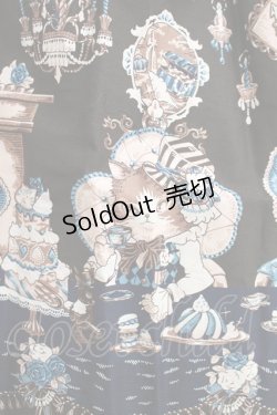 画像4: ALICE and the PIRATES / Kitten’s Wonder Night Tea Party柄セットII Free ネイビー H-25-06-05-007-PA-OP-NS-ZH