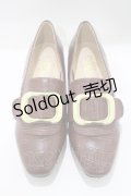 an another angelus / バックル使いローヒールシューズ S（22.5〜23.0cm） CAMEL H-25-06-05-078-CA-SH-NS-ZH