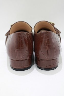 画像3: an another angelus / バックル使いローヒールシューズ S（22.5〜23.0cm） CAMEL H-25-06-05-078-CA-SH-NS-ZH
