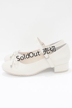 画像2: an another angelus / ストラップ付きリボンバレエシューズ S（22.5〜23.0cm） IVORY H-25-06-05-079-CA-SH-NS-ZH