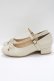 画像2: an another angelus / ストラップ付きリボンバレエシューズ S（22.5〜23.0cm） IVORY H-25-06-05-079-CA-SH-NS-ZH (2)