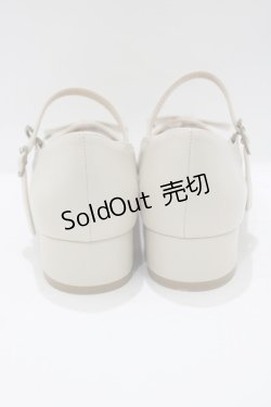 画像3: an another angelus / ストラップ付きリボンバレエシューズ S（22.5〜23.0cm） IVORY H-25-06-05-079-CA-SH-NS-ZH