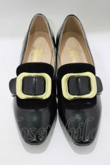 an another angelus / バックル使いローヒールシューズ S（22.5〜23.0cm） ブラック H-25-06-05-080-CA-SH-NS-ZH