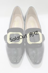 an another angelus / バックル使いローヒールシューズ S（22.5〜23.0cm） ブラック H-25-06-05-080-CA-SH-NS-ZH