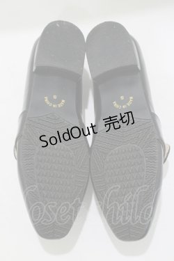 画像4: an another angelus / バックル使いローヒールシューズ S（22.5〜23.0cm） ブラック H-25-06-05-080-CA-SH-NS-ZH