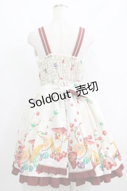 画像3: metamorphose / 春告げ鳥の恋うららプリーツジャンパースカート Free アイボリー H-25-06-05-009-ME-OP-NS-ZH