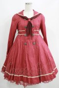 Angelic Pretty / 文学少女ワンピース Free ワイン H-25-06-05-011-AP-OP-NS-ZH