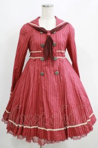 Angelic Pretty / 文学少女ワンピース Free ワイン H-25-06-05-011-AP-OP-NS-ZH
