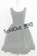 metamorphose / 別珍編み上げジャンパースカート Free グリーン H-25-06-05-013-ME-OP-NS-ZH