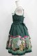 画像2: metamorphose / Brass band cat衿付ジャンパースカート Free グリーン H-25-06-05-014-ME-OP-NS-ZH (2)