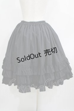 画像3: metamorphose / ピンタックフリルスカート(ミディアム丈) Free ブラック H-25-06-05-021-ME-SK-NS-ZH