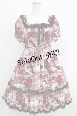 画像1: Physical Drop / デイリーシャーリングワンピース Free ボルドー H-25-06-05-022-LO-OP-NS-ZH
