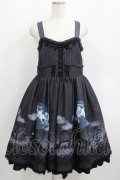 axes femme kawaii / トリックナイトワンピース M ブラック H-25-06-06-021-AX-OP-NS-ZH