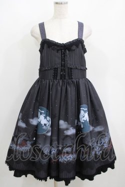 画像1: axes femme kawaii / トリックナイトワンピース M ブラック H-25-06-06-021-AX-OP-NS-ZH