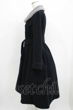 画像2: axes femme / ファーフィッシュテールコート M ネイビー H-25-06-06-023-AX-CO-NS-ZH