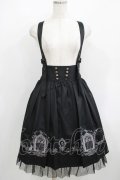 axes femme POETIQUE / ローズウィッチハウススカート M ブラック H-25-06-06-024-AX-SK-NS-ZH