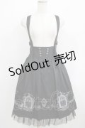 axes femme POETIQUE / ローズウィッチハウススカート M ブラック H-25-06-06-024-AX-SK-NS-ZH