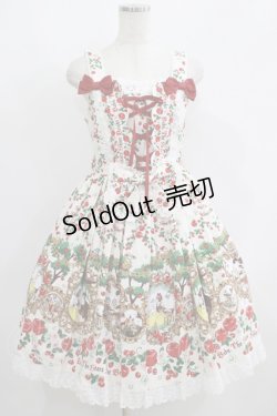 画像1: BABY,THE STARS SHINE BRIGHT / 白雪姫〜りんごの森の物語〜柄ジャンパースカートI Free オフ H-25-06-06-003-BA-OP-NS-ZH