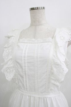 画像4: axes femme POETIQUE / フラワーコットンレースワンピース M オフ H-25-06-06-027-AX-OP-NS-ZH