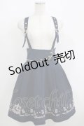 Amavel / 裾時計刺繍入りサス付スカート Free ネイビー H-25-06-06-028-CA-SK-NS-ZH