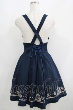 画像3: Amavel / 裾時計刺繍入りサス付スカート Free ネイビー H-25-06-06-028-CA-SK-NS-ZH