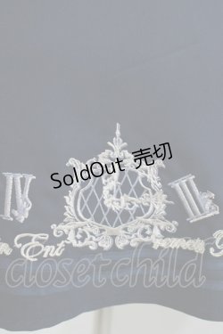 画像4: Amavel / 裾時計刺繍入りサス付スカート Free ネイビー H-25-06-06-028-CA-SK-NS-ZH