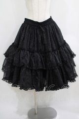 metamorphose / 【プラスサイズ】オーガンジーミディアムフリルパニエ プラスサイズ ブラック H-25-06-06-030-ME-SK-NS-ZH