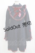 axes femme kawaii / フェザーニットワンピース M ネイビー H-25-06-06-034-AX-OP-NS-ZH
