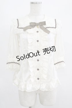 画像1: Angelic Pretty / Cream Cookie Paradeブラウス Free アイボリー H-25-06-06-044-AP-BL-NS-ZH