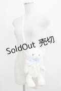 BABY,THE STARS SHINE BRIGHT / 札幌店限定ゆきふるまちのしろくみゃちゃんポシェット  オフ/サックス H-25-06-06-051-BA-BG-NS-ZH
