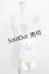 BABY,THE STARS SHINE BRIGHT / 札幌店限定ゆきふるまちのしろくみゃちゃんポシェット  オフ/サックス H-25-06-06-051-BA-BG-NS-ZH
