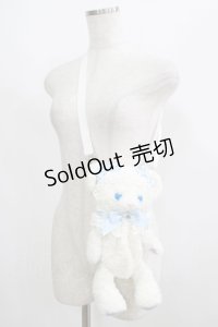 BABY,THE STARS SHINE BRIGHT / 札幌店限定ゆきふるまちのしろくみゃちゃんポシェット  オフ/サックス H-25-06-06-051-BA-BG-NS-ZH
