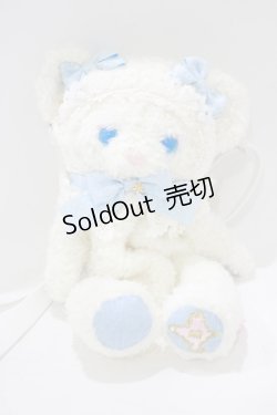 画像2: BABY,THE STARS SHINE BRIGHT / 札幌店限定ゆきふるまちのしろくみゃちゃんポシェット  オフ/サックス H-25-06-06-051-BA-BG-NS-ZH