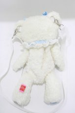 画像3: BABY,THE STARS SHINE BRIGHT / 札幌店限定ゆきふるまちのしろくみゃちゃんポシェット  オフ/サックス H-25-06-06-051-BA-BG-NS-ZH (3)