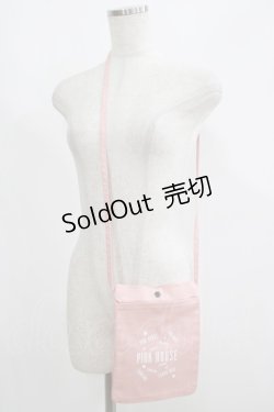 画像1: PINK HOUSE / サコッシュ  ピンク H-25-06-06-052-LO-BG-NS-ZH