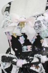 画像5: BABY,THE STARS SHINE BRIGHT / くみゃちゃんのふわふわお空でTea Party柄ジャンパースカートII Free ブラック H-25-06-06-004-BA-OP-NS-ZH (5)