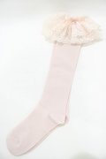 metamorphose / ラッセルレースハイソックス  ピンク H-25-06-06-056-ME-ZA-NS-ZH