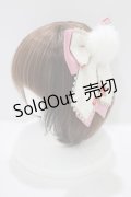 metamorphose / 風花のゆきうさぎリボンクリップ  オフ白 H-25-06-06-066-ME-AC-NS-ZH