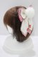 画像1: metamorphose / 風花のゆきうさぎリボンクリップ  オフ白 H-25-06-06-066-ME-AC-NS-ZH (1)
