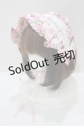 metamorphose / フローレンスブリム付きヘッドドレス  ピンク H-25-06-06-068-ME-AC-NS-ZH