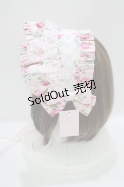 画像2: metamorphose / フローレンスブリム付きヘッドドレス  ピンク H-25-06-06-068-ME-AC-NS-ZH