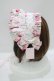 画像2: metamorphose / フローレンスブリム付きヘッドドレス  ピンク H-25-06-06-068-ME-AC-NS-ZH (2)
