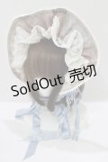 ALICE and the PIRATES / 天使の棲む森柄ボンネット  サックス H-25-06-06-069-PA-AC-NS-ZH