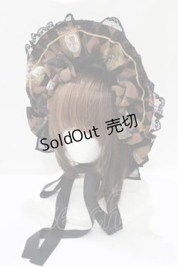 画像1: metamorphose / Chess collection 〜運命に導かれた駒の物語〜ボンネット  ブラウン H-25-06-06-071-ME-AC-NS-ZH